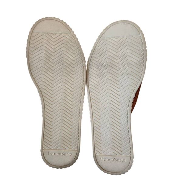 Franco Sarto Womens Birch Slide Snake Print Leather Platform Sandals Size 9.5 - Picture 6 of 11